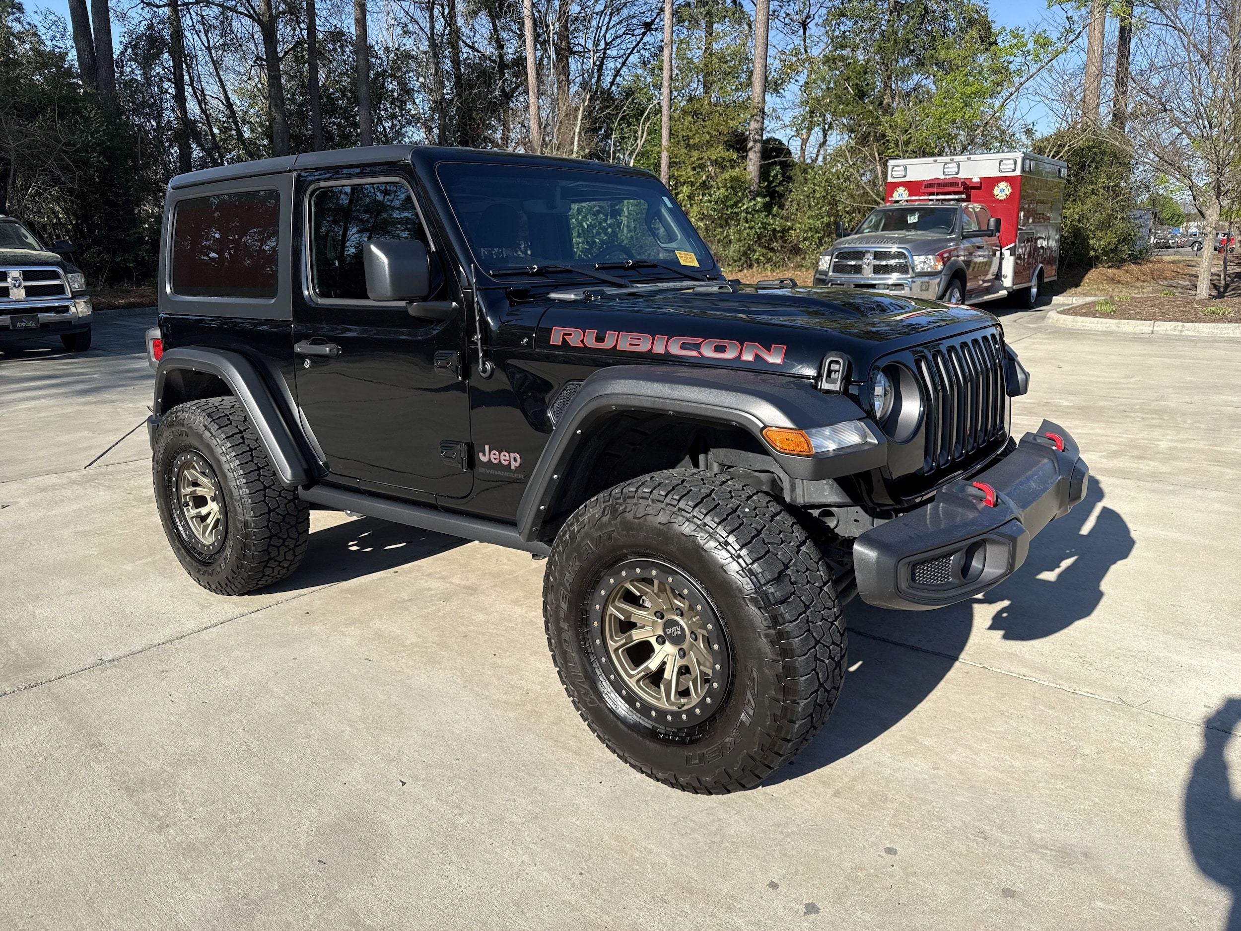 Used 2023 Jeep Wrangler 2-Door Rubicon with VIN 1C4HJXCN4PW544055 for sale in Wilmington, NC