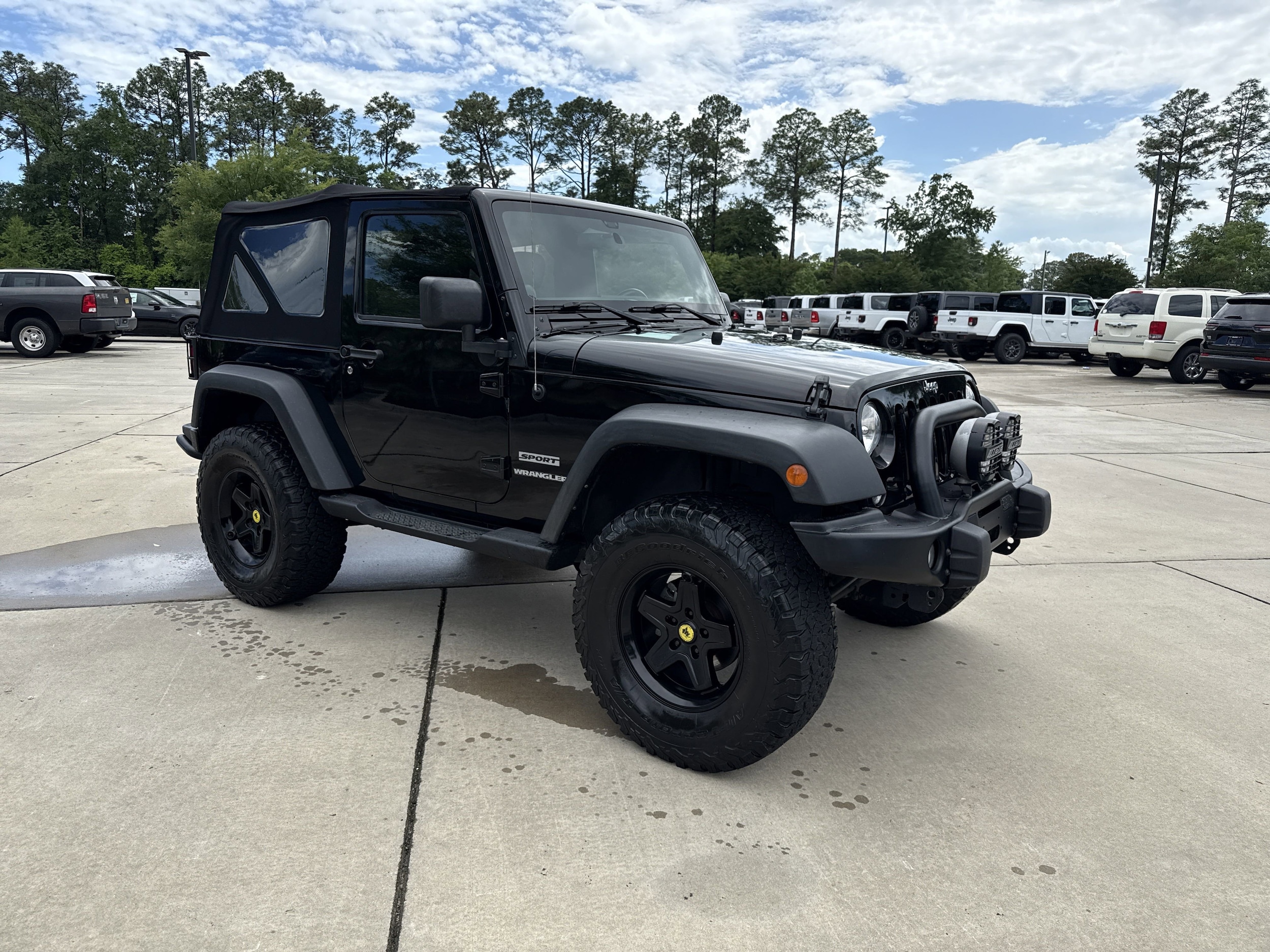 Used 2014 Jeep Wrangler Sport with VIN 1C4AJWAG6EL181336 for sale in Wilmington, NC