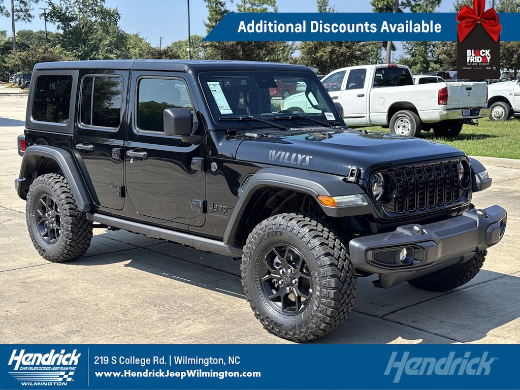 New 2025 Jeep Wrangler Willys Sport Utility