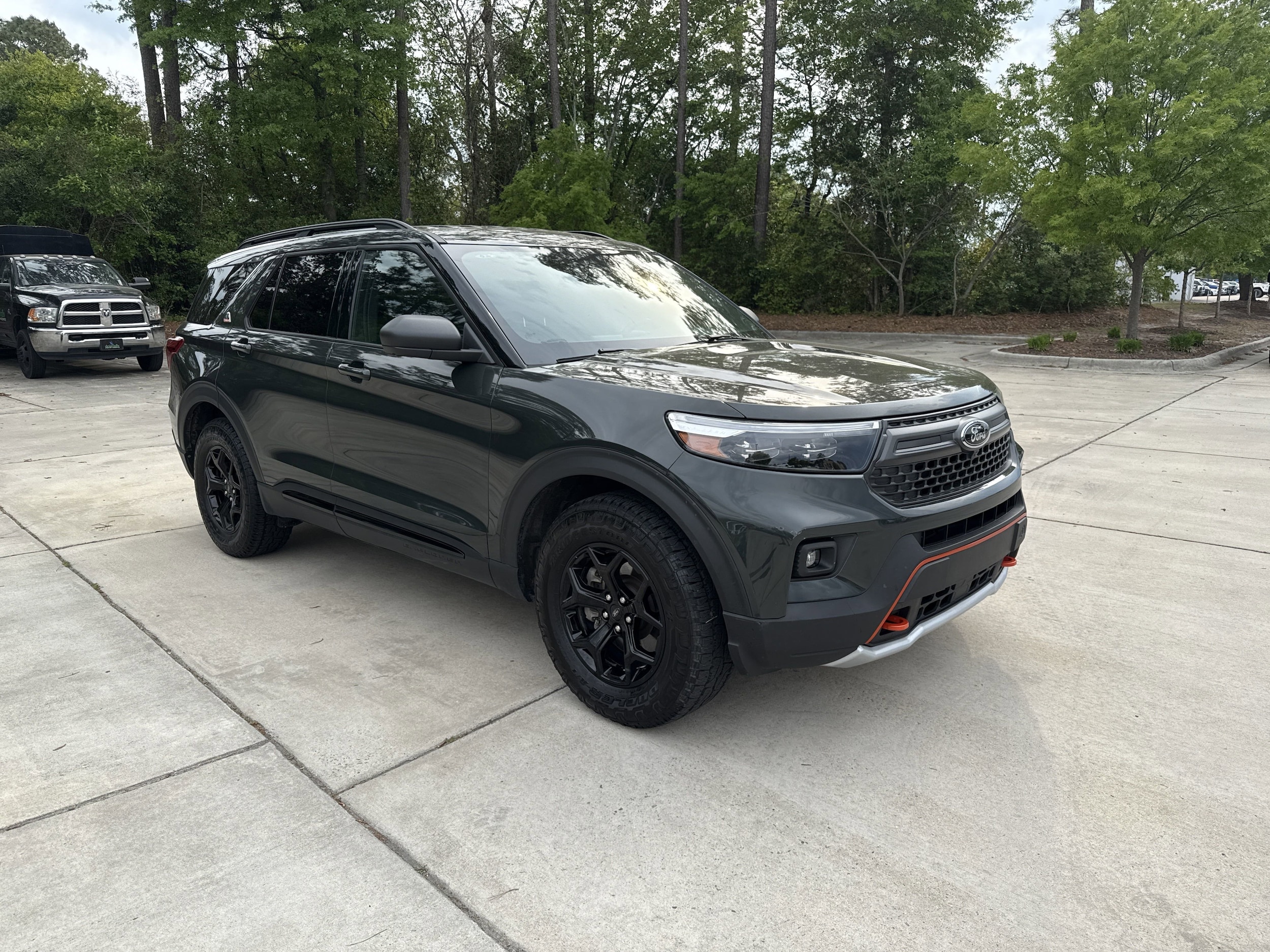 Used 2023 Ford Explorer TIMBERLINE with VIN 1FMSK8JH1PGB53084 for sale in Wilmington, NC