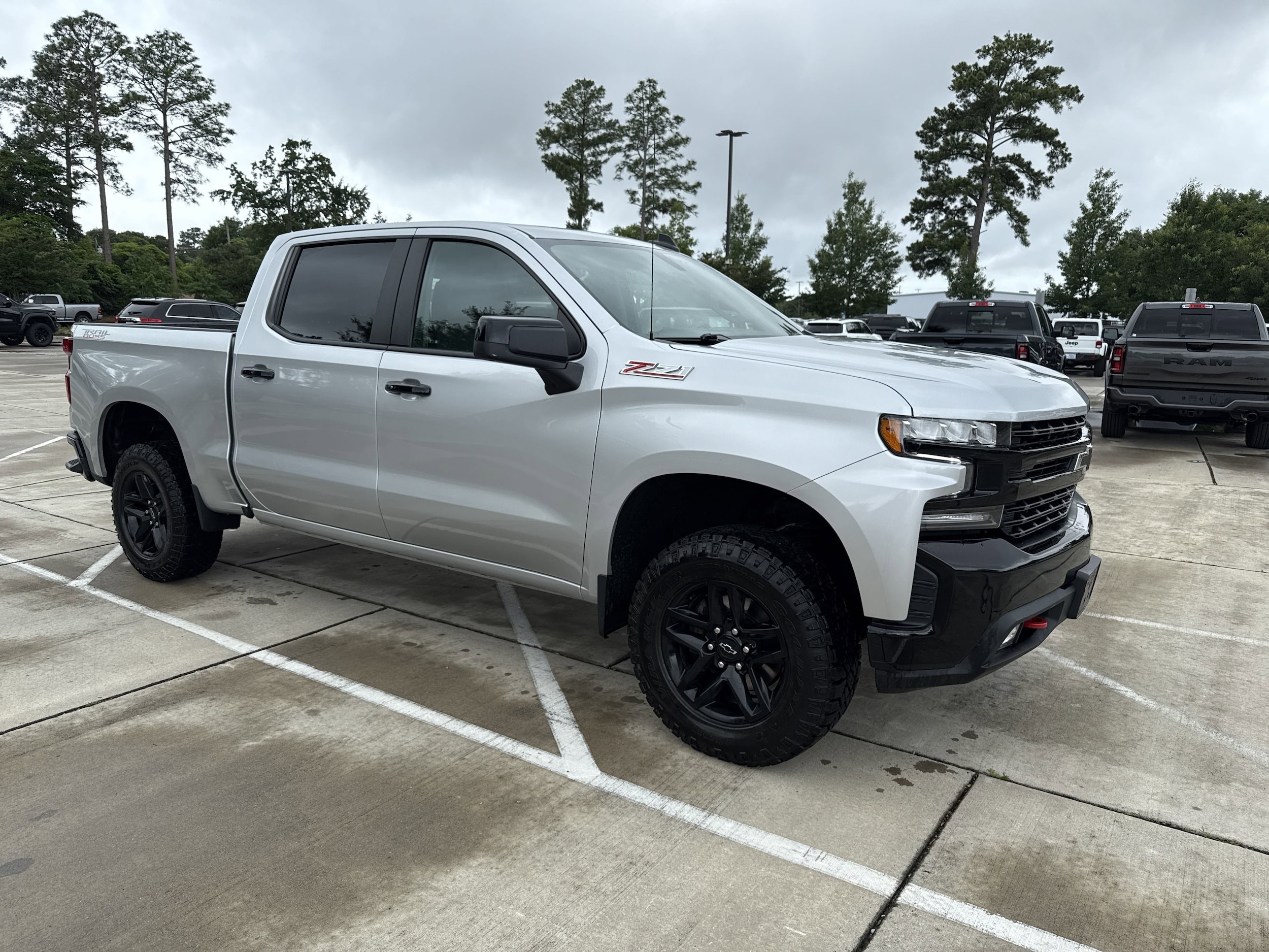 Used 2021 Chevrolet Silverado 1500 LT Trail Boss with VIN 1GCPYFED3MZ312661 for sale in Wilmington, NC