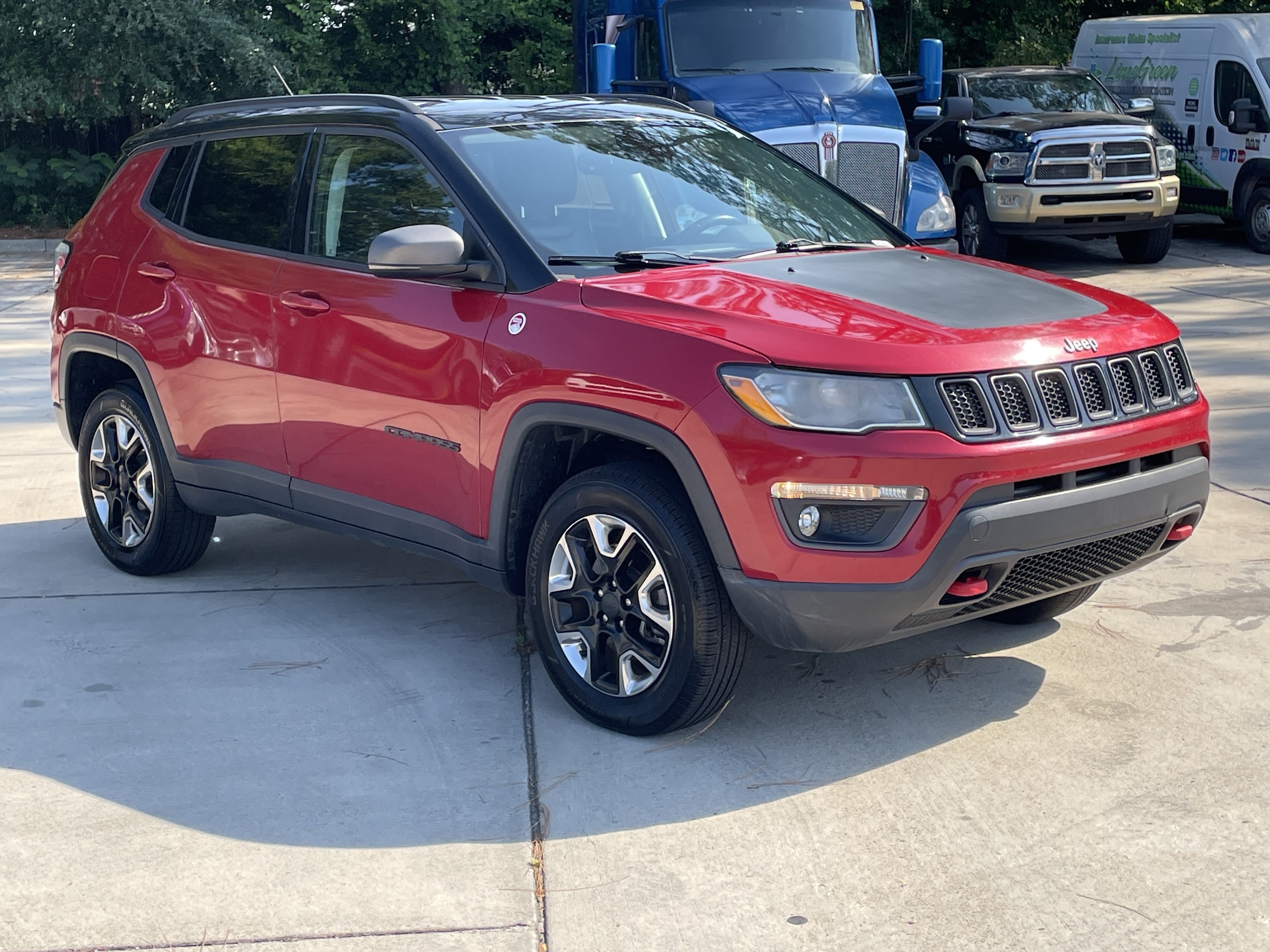 Used 2018 Jeep Compass Trailhawk with VIN 3C4NJDDB9JT202748 for sale in Wilmington, NC