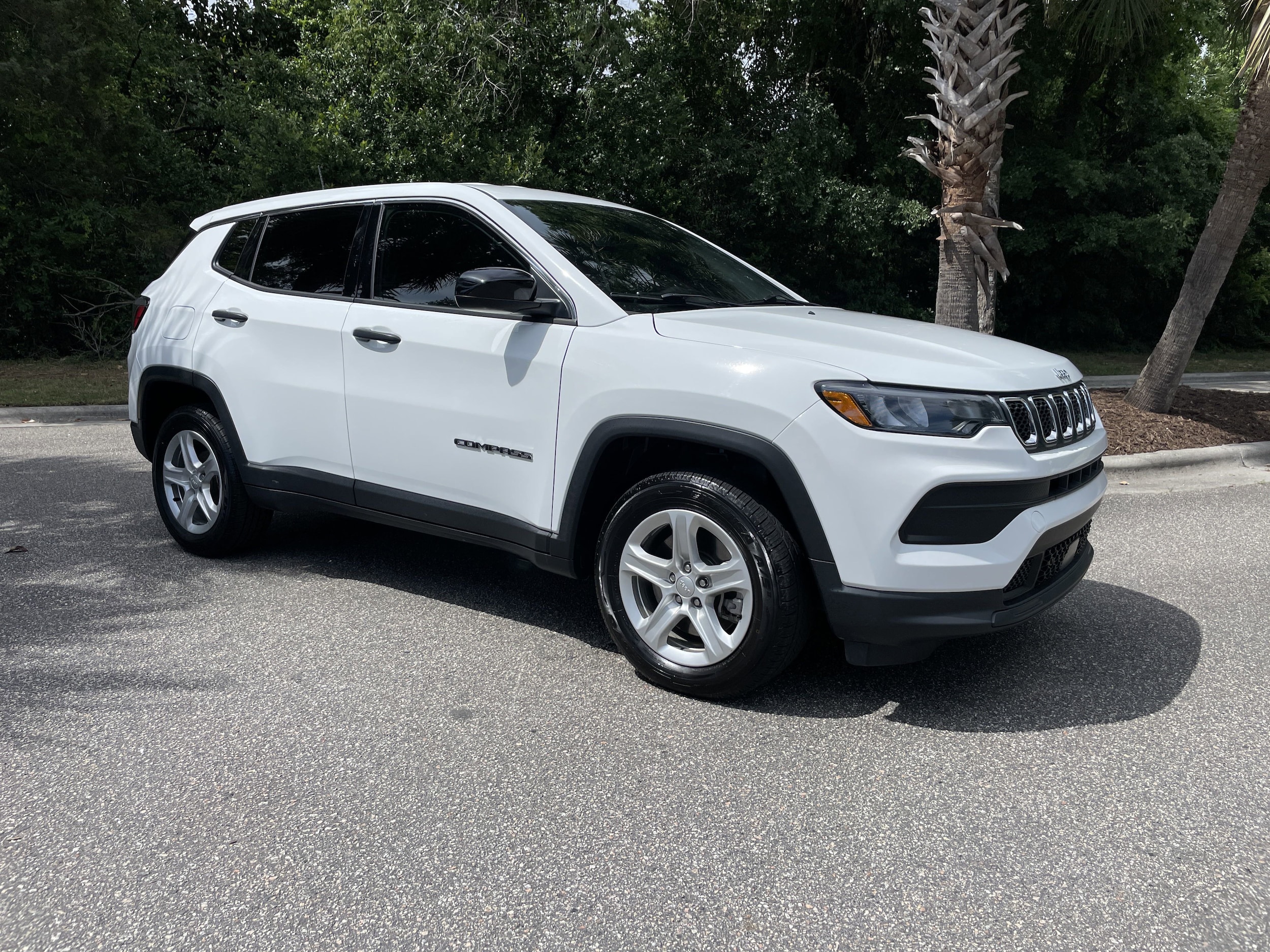 Used 2023 Jeep Compass Sport with VIN 3C4NJDANXPT558780 for sale in Wilmington, NC