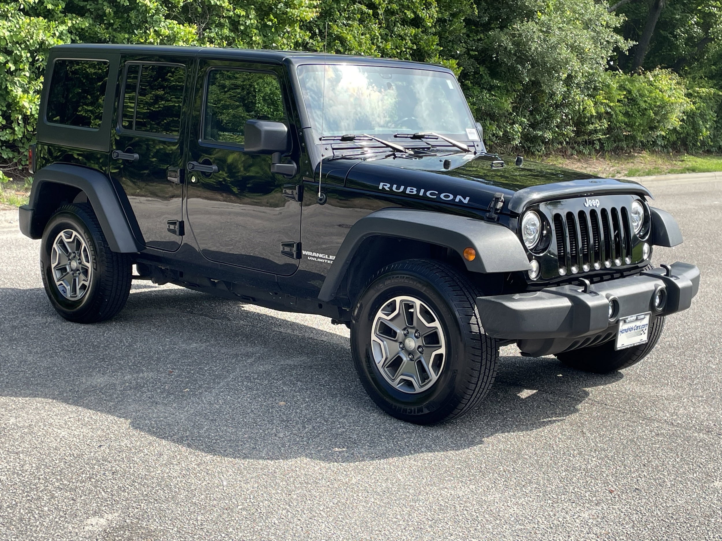 Used 2017 Jeep Wrangler Unlimited Rubicon with VIN 1C4BJWFGXHL523985 for sale in Wilmington, NC