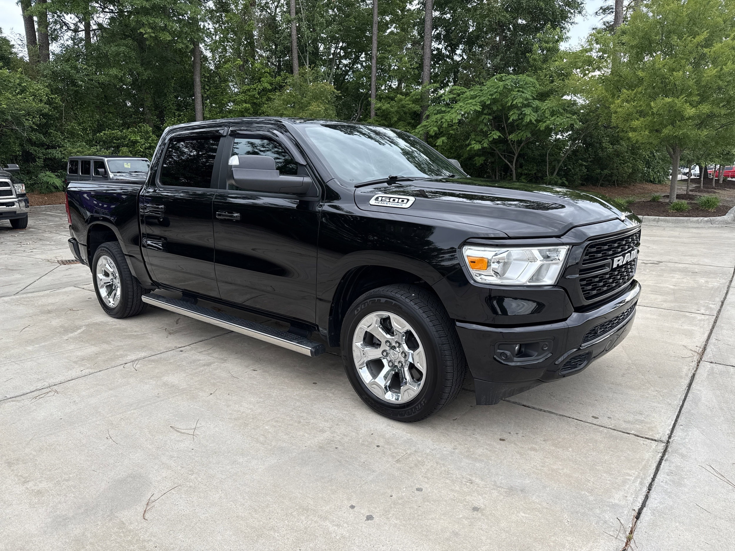 Used 2023 RAM Ram 1500 Pickup Big Horn/Lone Star with VIN 1C6SRFFTXPN702530 for sale in Wilmington, NC