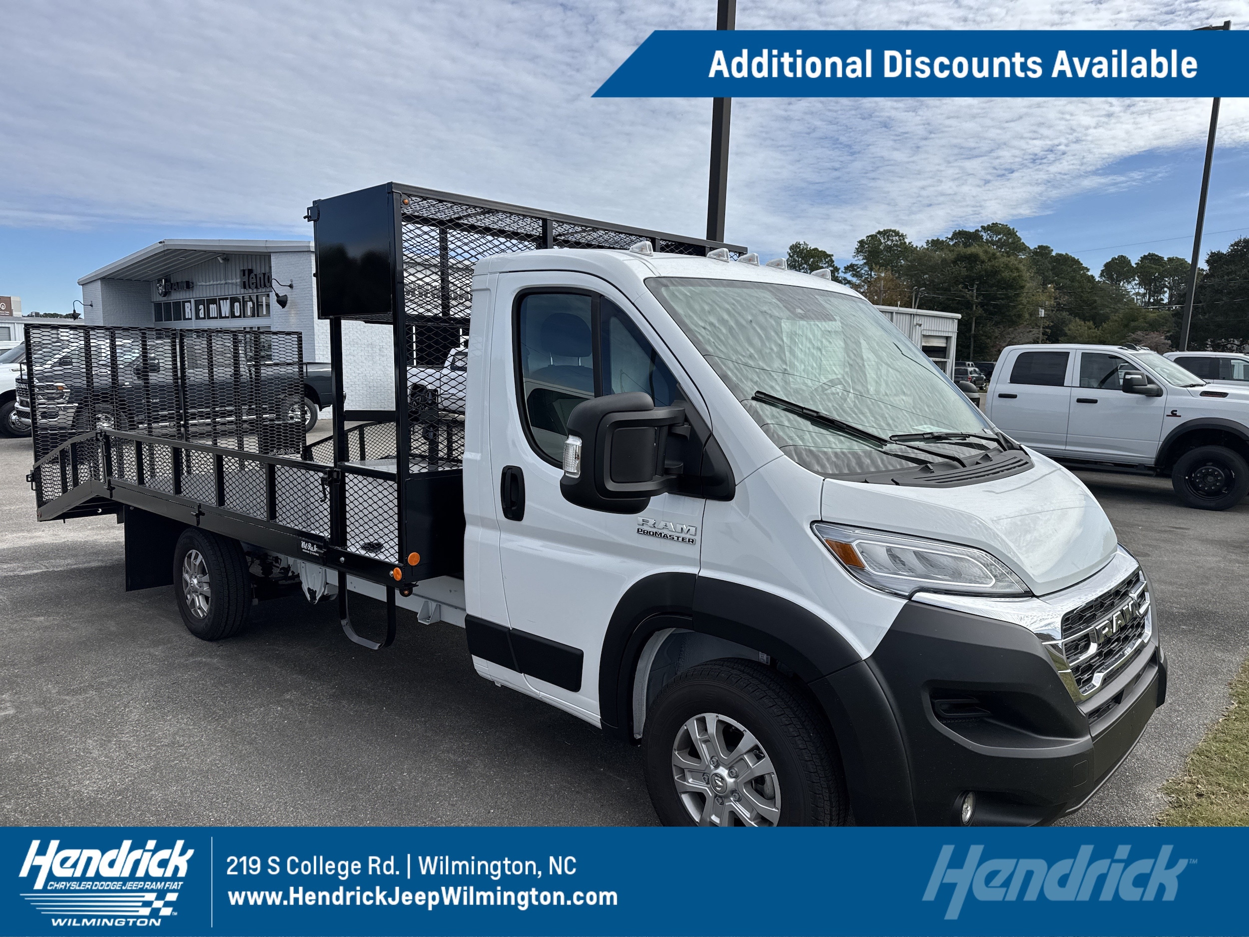 Bright White 2025 RAM ProMaster Chassis Van Front-Wheel Drive 9-Speed Automatic