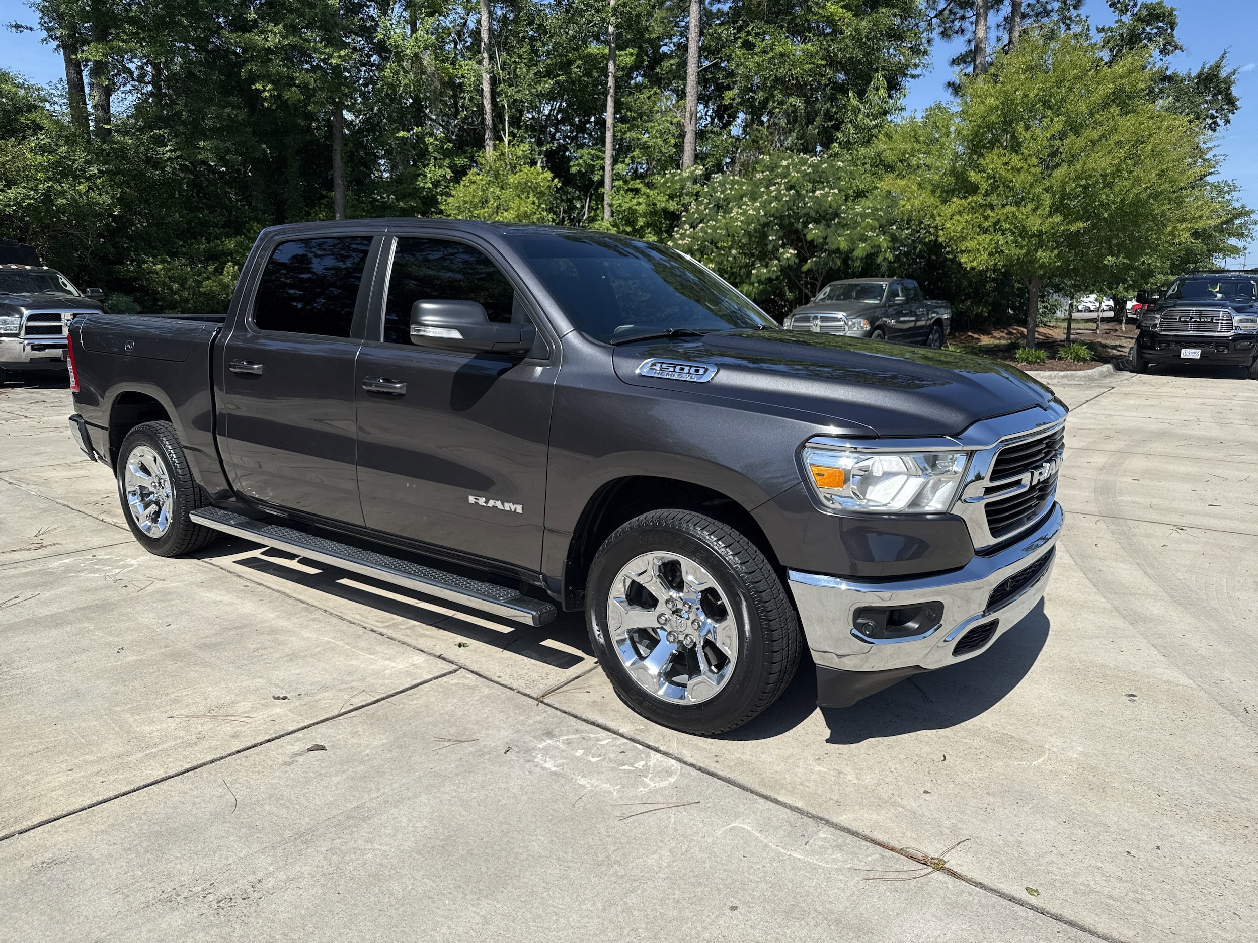 Used 2021 RAM Ram 1500 Pickup Big Horn/Lone Star with VIN 1C6RREFT0MN712035 for sale in Wilmington, NC