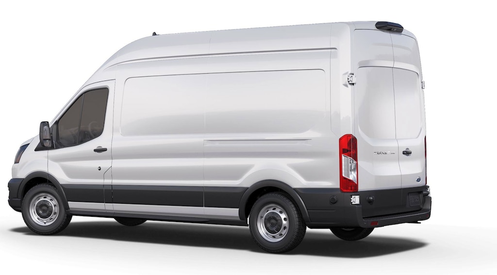 New 2025 Ford Transit Cargo Van T-350 148 Hi Rf 9500 GVWR RWD Van High Roof Van