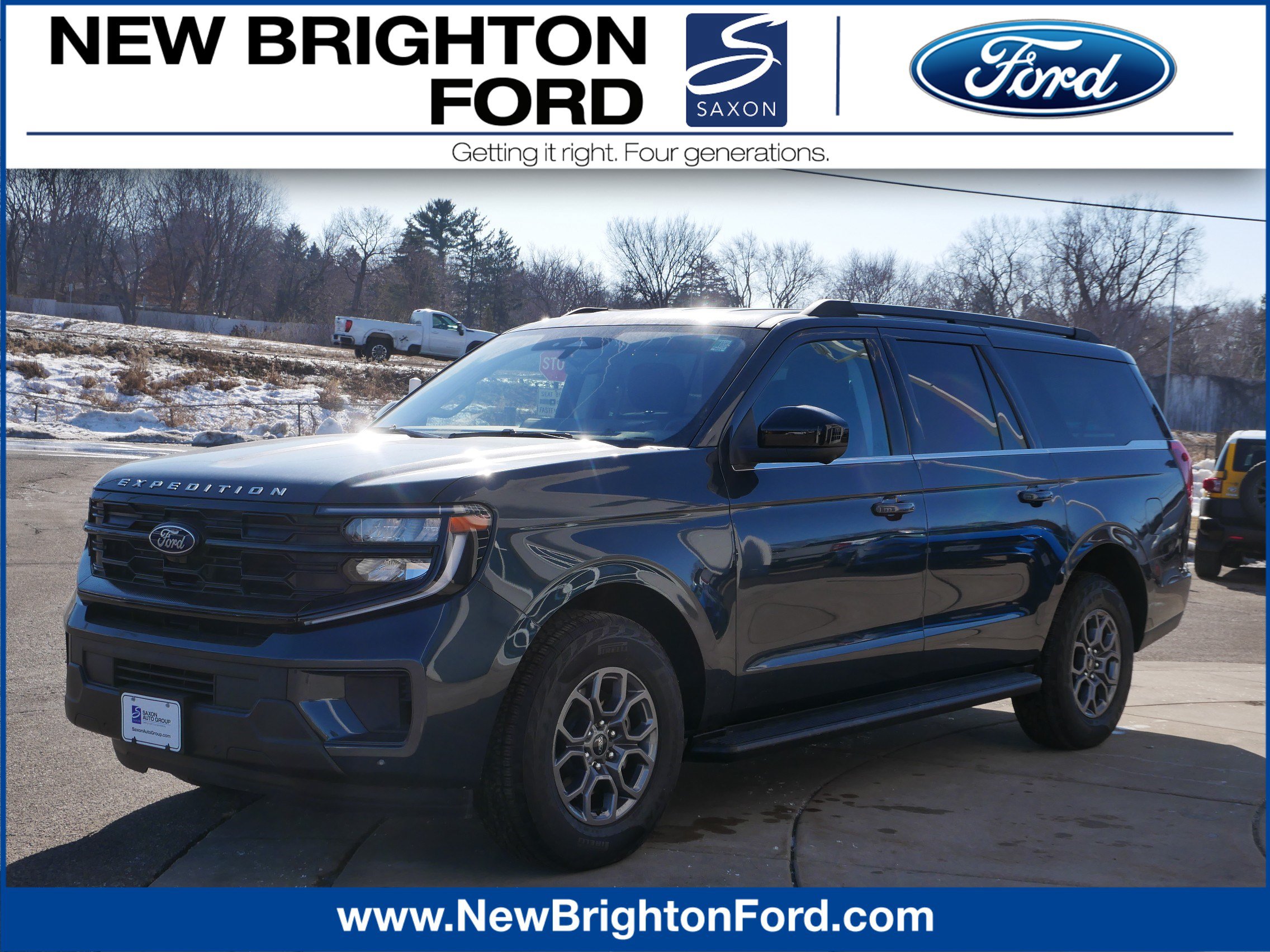 New Stone Blue Metallic 2025 Ford Expedition Max For Sale at New