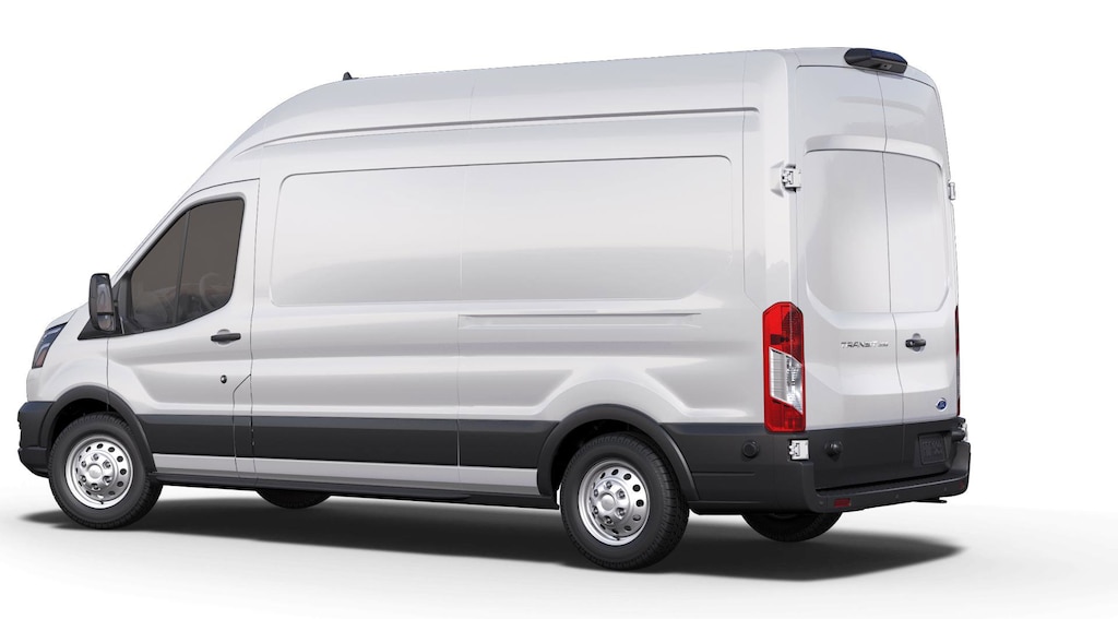 New 2025 Ford Transit Cargo Van T-350 148 Hi Rf 9500 GVWR RWD Van High Roof Van