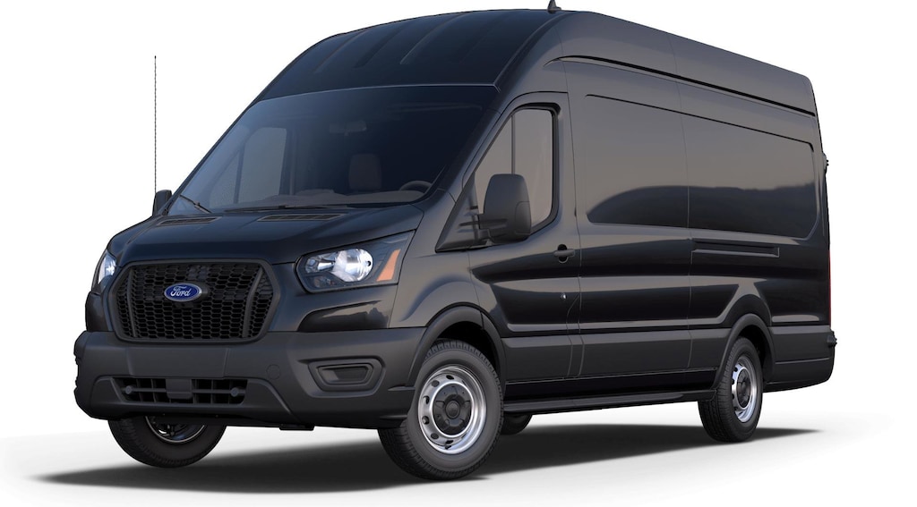 New 2025 Ford Transit Cargo Van T-350 148 EL Hi Rf 9500 GVWR RWD Van High Roof Ext. Van