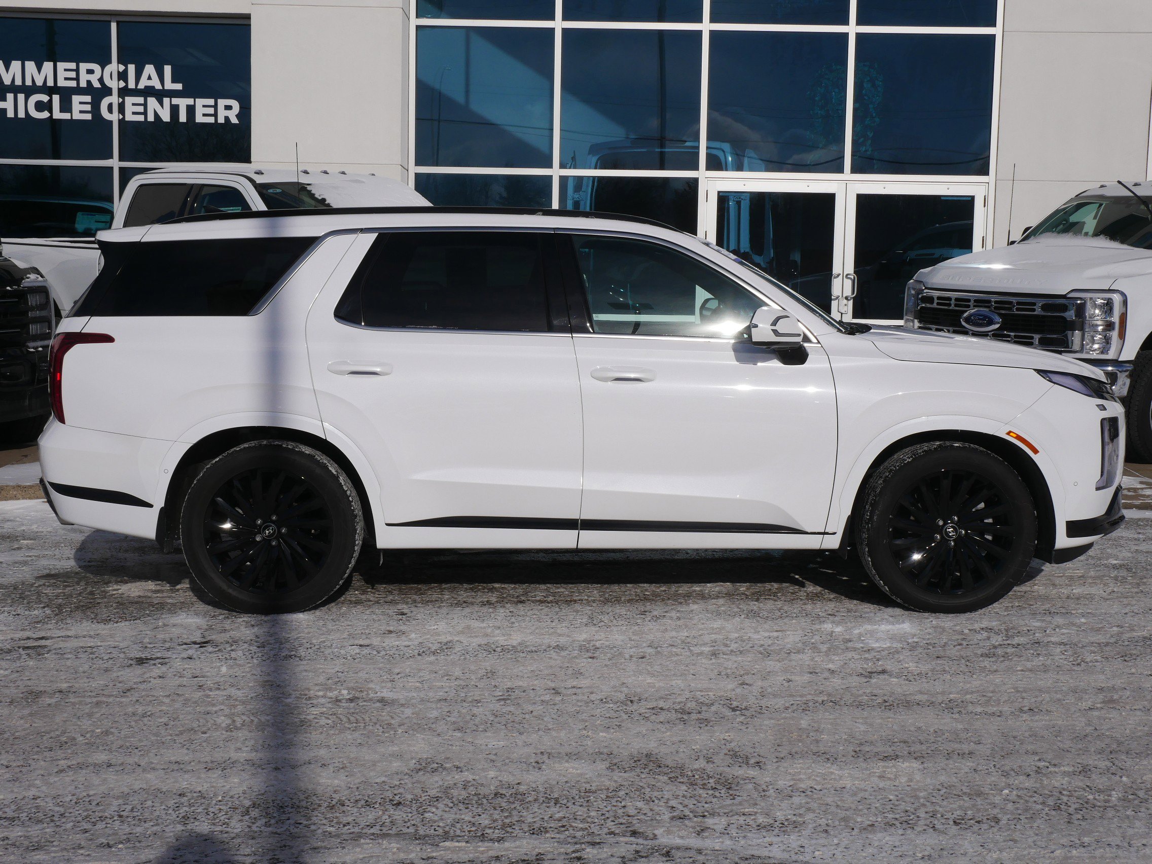 Certified 2025 Hyundai Palisade Calligraphy Night Edition with VIN KM8R7DGE0SU929818 for sale in New Brighton, Minnesota