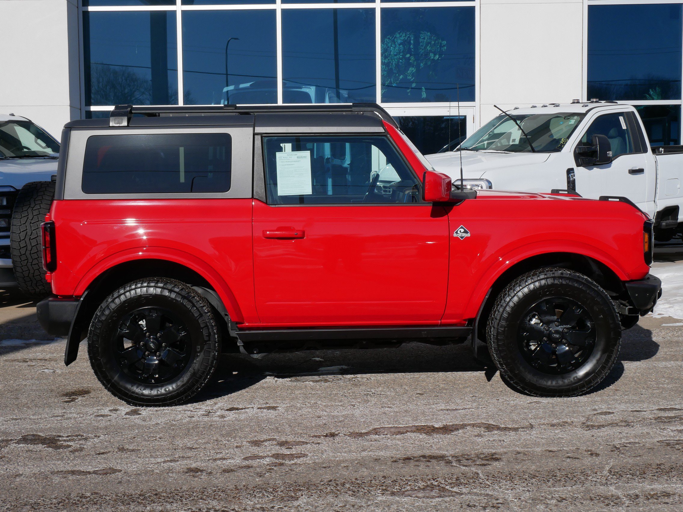 Certified 2023 Ford Bronco 2-Door Outer Banks with VIN 1FMDE5CP9PLC05507 for sale in New Brighton, Minnesota