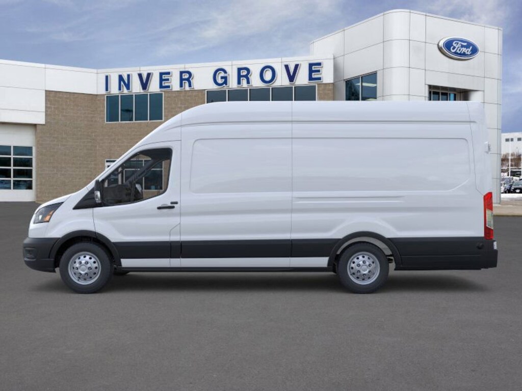 New 2025 Ford Transit Cargo Van T-350 148 EL Hi Rf 9500 GVWR AWD Van High Roof Ext. Van