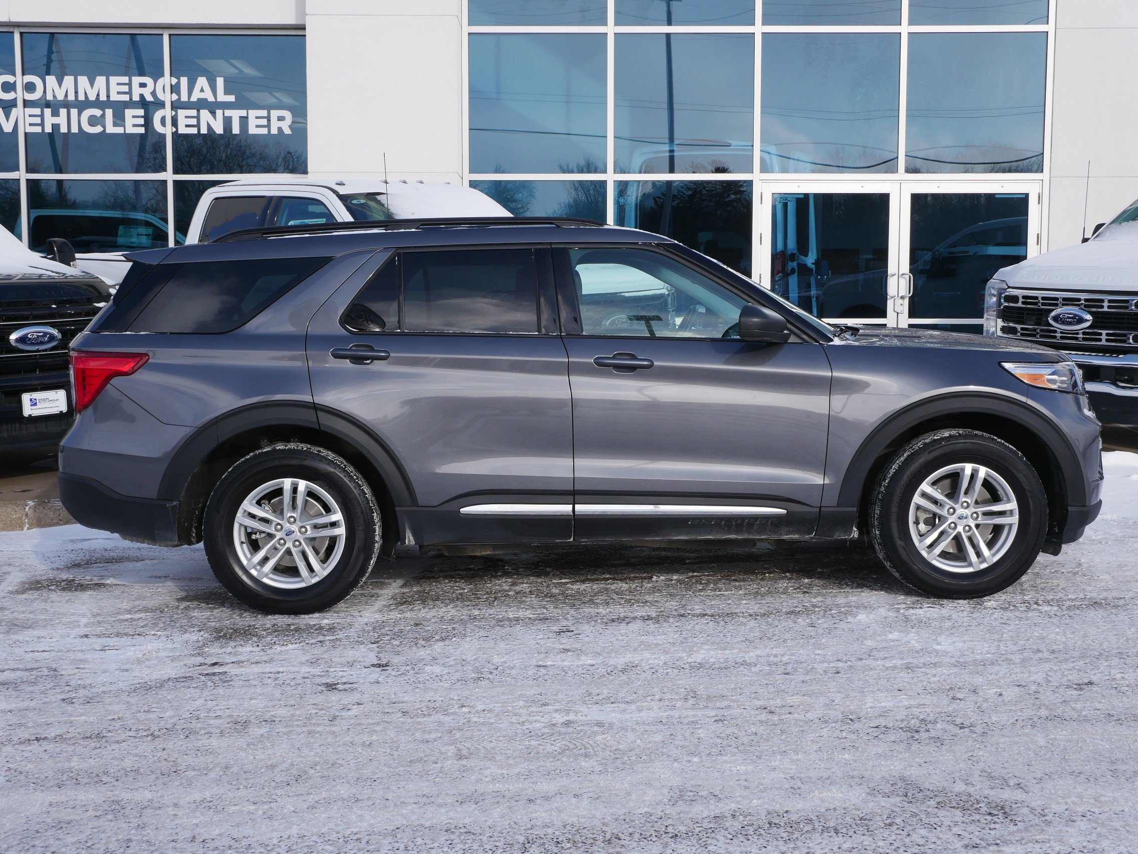 Certified 2022 Ford Explorer XLT with VIN 1FMSK8DH5NGC45193 for sale in New Brighton, Minnesota