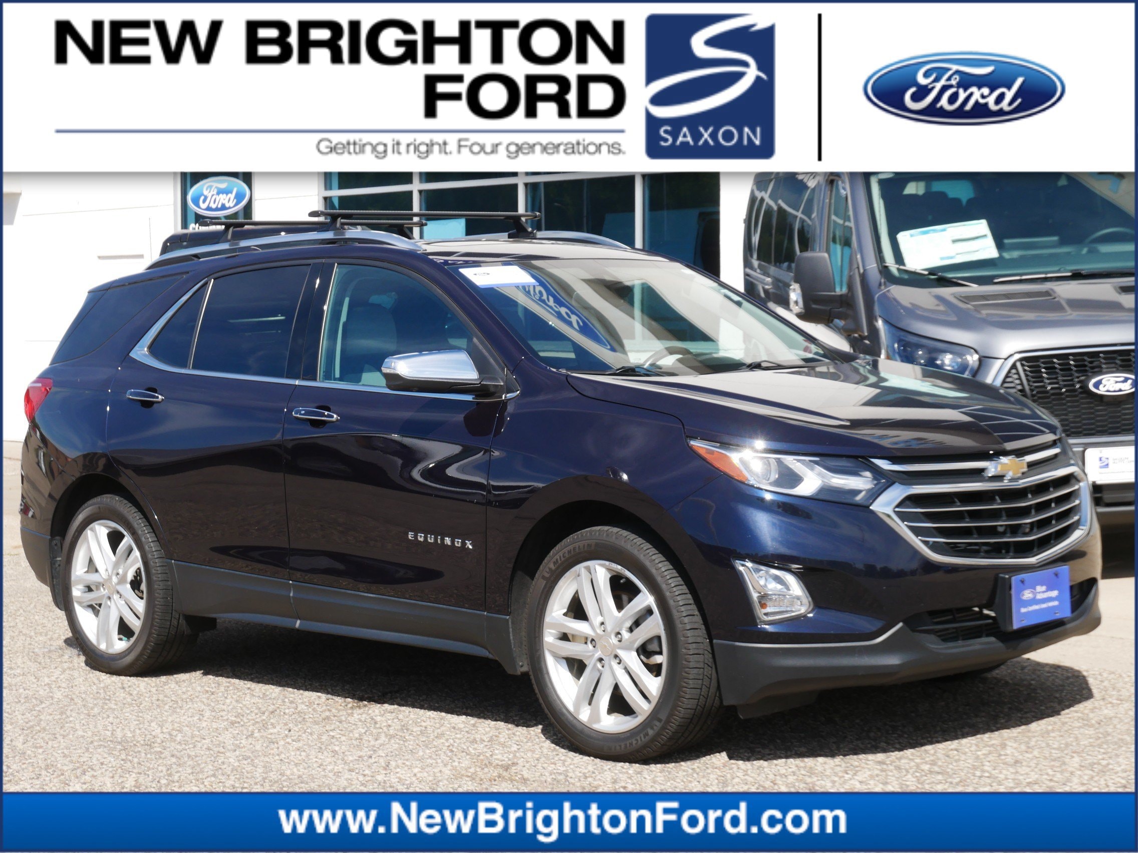 Used 2020 Chevrolet Equinox Premier with VIN 3GNAXYEX4LS543117 for sale in New Brighton, Minnesota