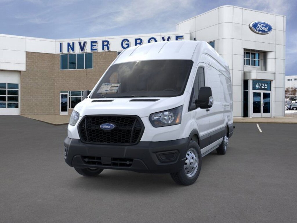 New 2025 Ford Transit Cargo Van T-350 148 EL Hi Rf 9500 GVWR AWD Van High Roof Ext. Van