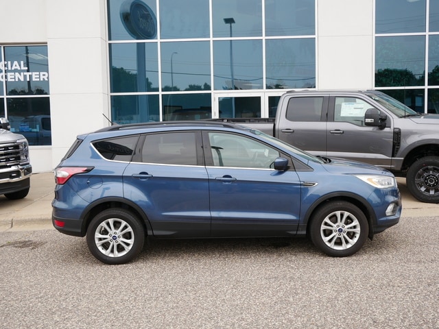 Used 2018 Ford Escape SEL with VIN 1FMCU9HD4JUA09805 for sale in New Brighton, Minnesota