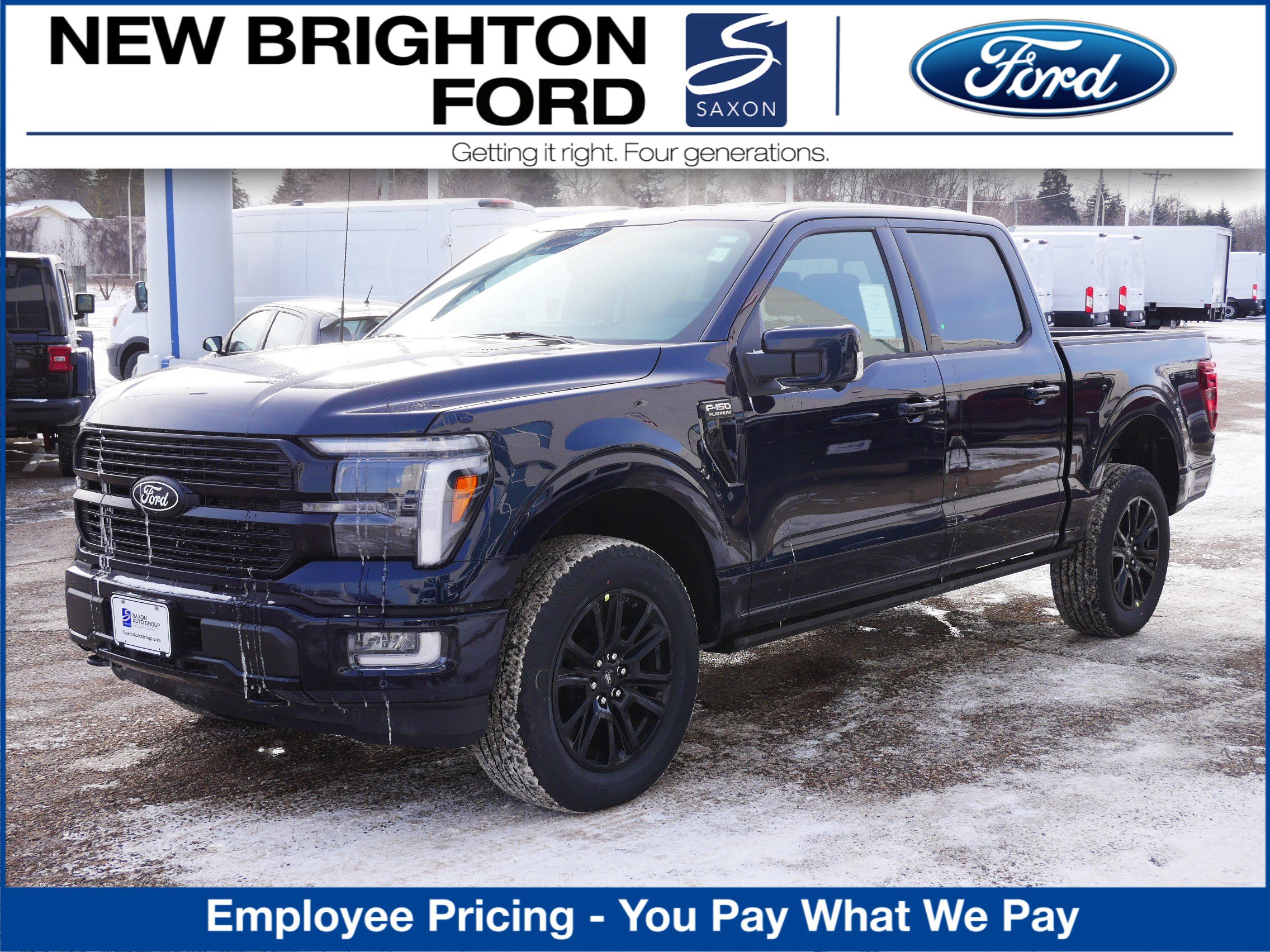 New Antimatter Blue Metallic 2025 Ford F-150 For Sale at New