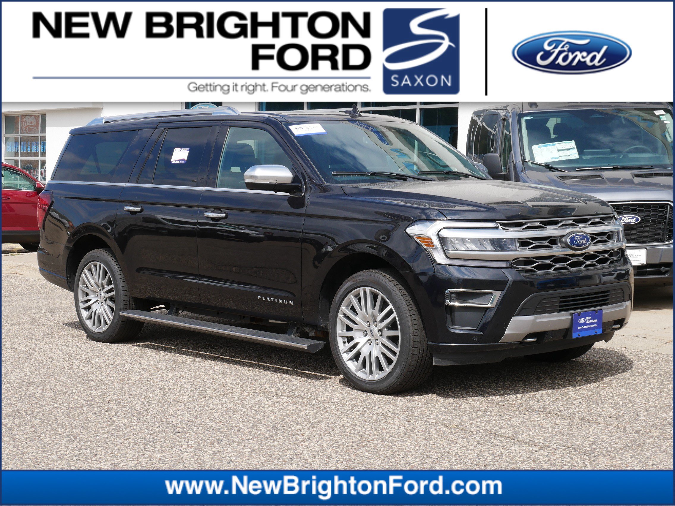 Certified 2023 Ford Expedition MAX Platinum with VIN 1FMJK1M83PEA16979 for sale in New Brighton, Minnesota