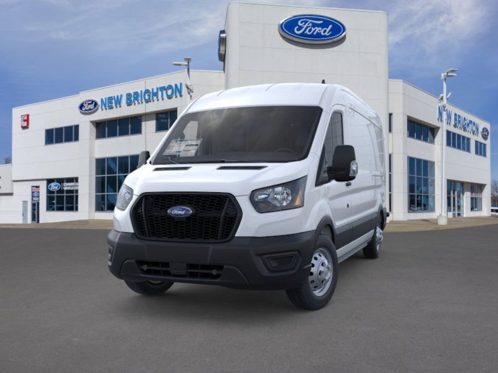 New 2025 Ford Transit Cargo Van T-350 148 Med Rf 9500 GVWR AWD Van Medium Roof Van