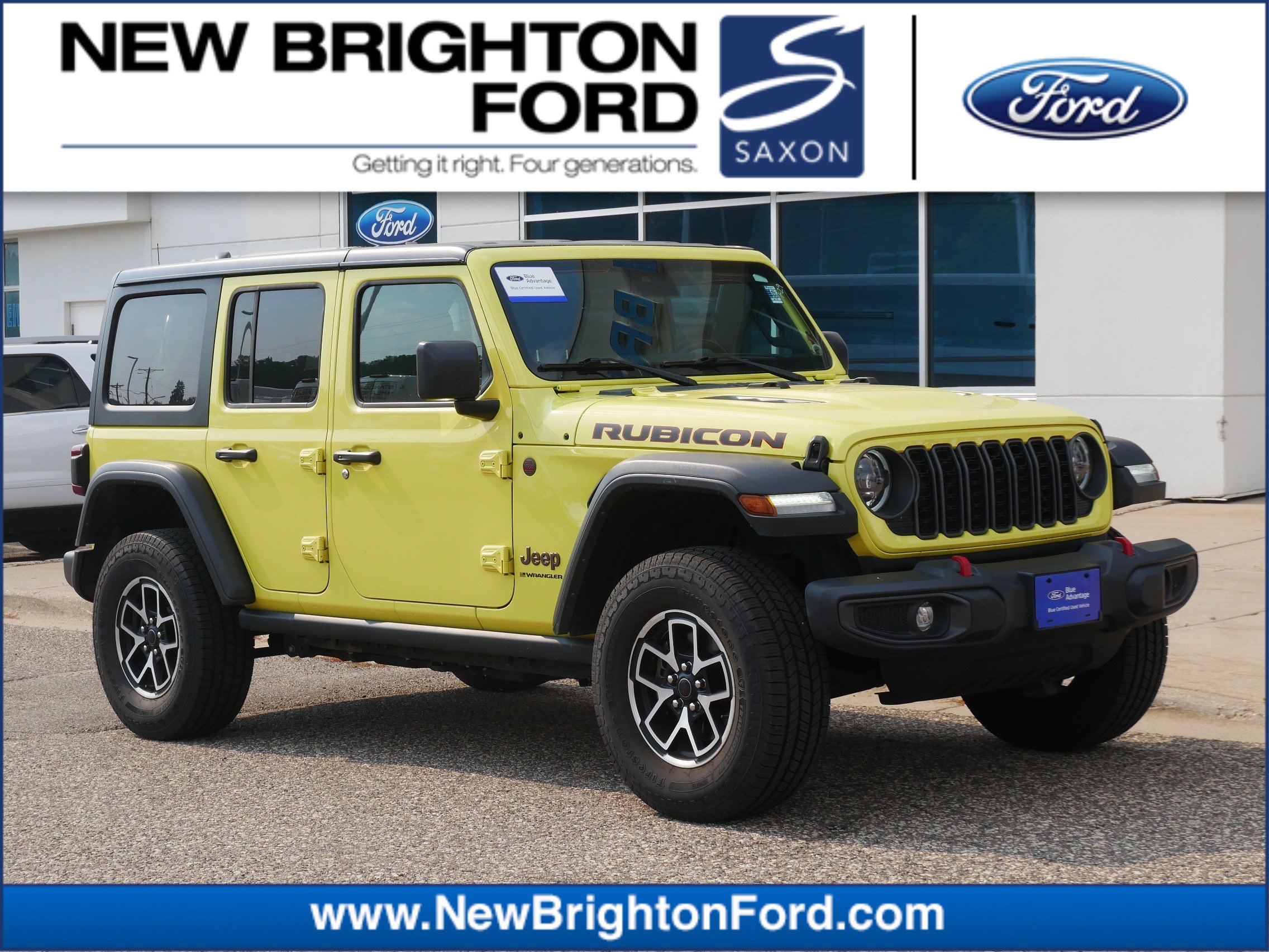 Used 2024 Jeep Wrangler 4-Door Rubicon with VIN 1C4PJXFG4RW253065 for sale in New Brighton, Minnesota