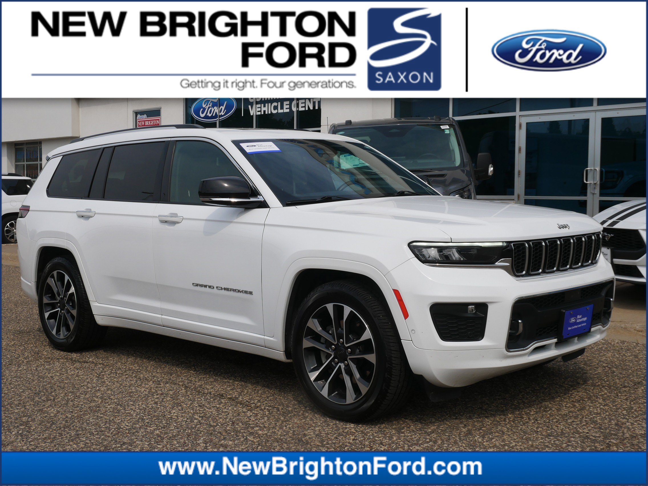 Certified 2022 Jeep Grand Cherokee L Overland with VIN 1C4RJKDT8N8515776 for sale in New Brighton, Minnesota