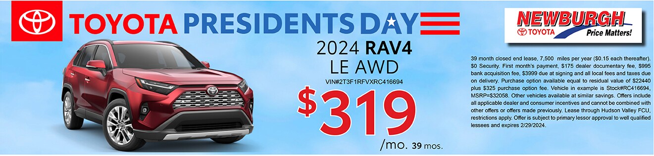New Vehicle Specials | Newburgh Toyota