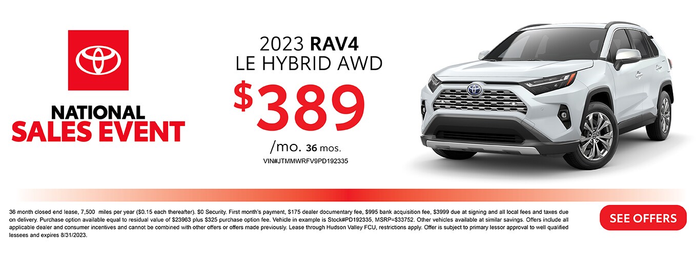 New Vehicle Specials | Newburgh Toyota