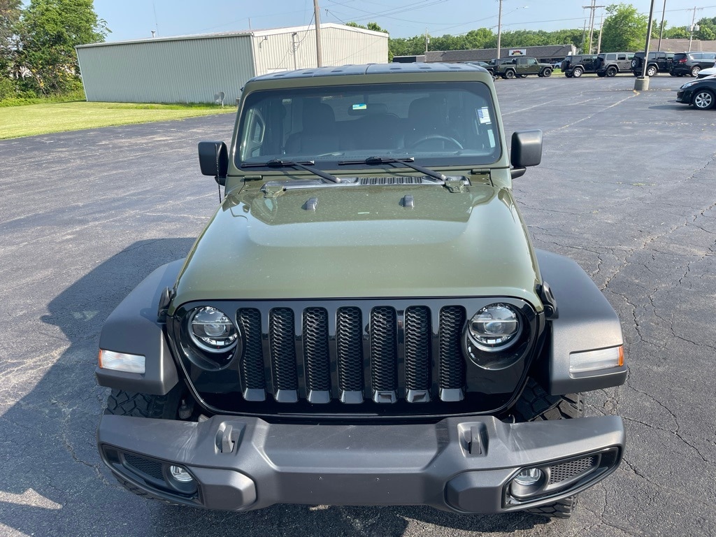 Used 2022 Jeep Wrangler Willys with VIN 1C4HJXAG3NW215994 for sale in Kansas City