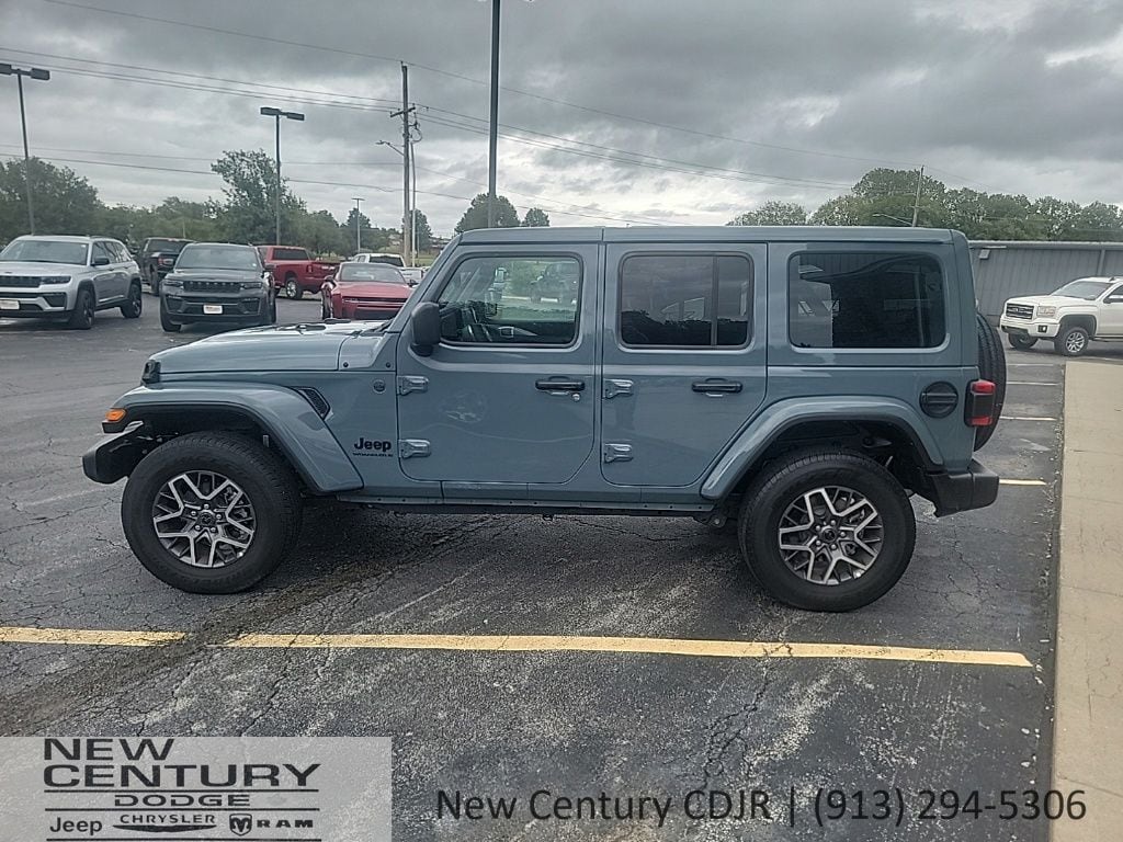 Used 2026 Jeep Wrangler 4-Door Sahara with VIN 1C4PJXEN8TW179706 for sale in Kansas City