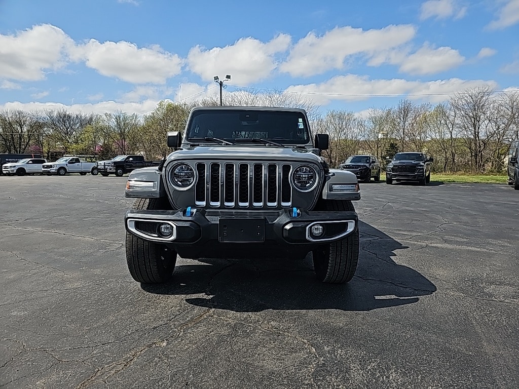Used 2022 Jeep Wrangler Unlimited Sahara 4XE with VIN 1C4JJXP62NW113893 for sale in Kansas City