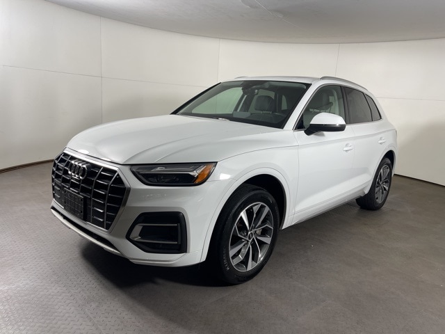 Certified 2021 Audi Q5 Premium Plus with VIN WA1BAAFY2M2137003 for sale in Greenwich, CT