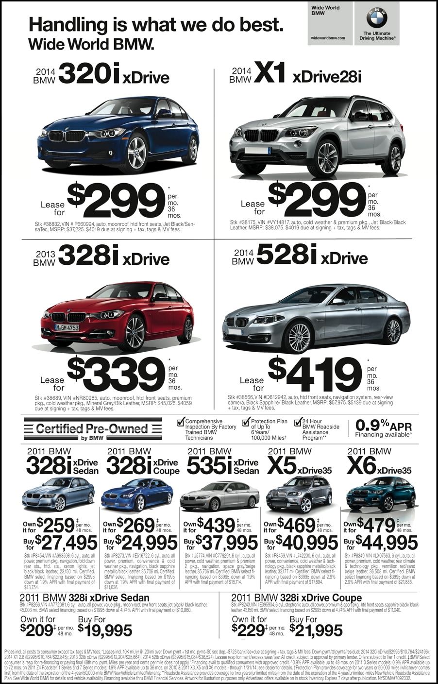 New And Certified Pre Owned Bmw Lease Specials In Ny