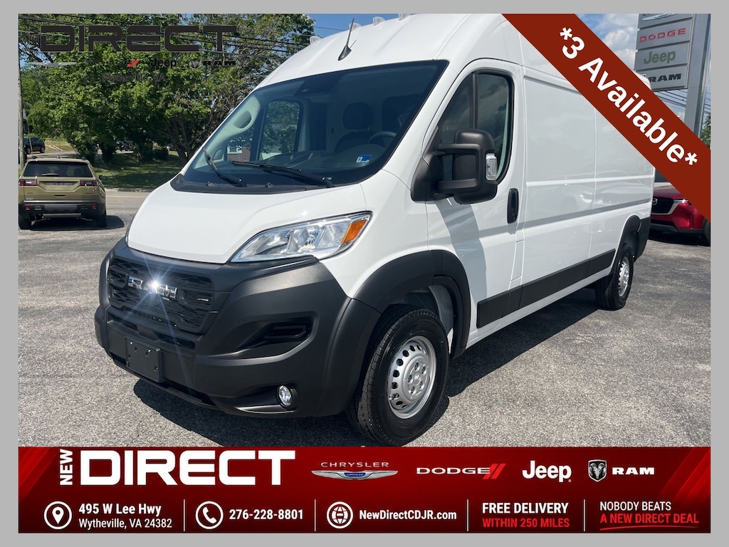 New 2026 Ram ProMaster PROMASTER 2500 TRADESMAN CARGO VAN HIGH ROOF 159' Cargo Van