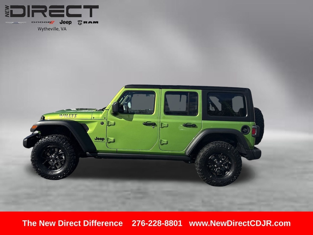 New 2026 Jeep Wrangler 4-DOOR WILLYS Sport Utility