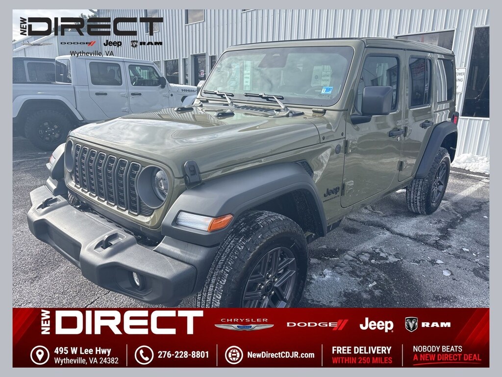 New 2026 Jeep Wrangler 4-DOOR SPORT S Sport Utility