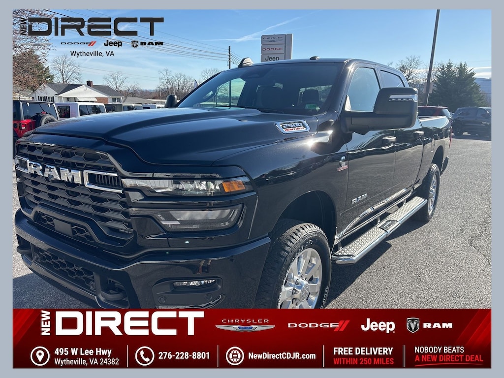 New 2026 Ram 2500 BIG HORN CREW CAB 4X4 6'4 BOX Pickup