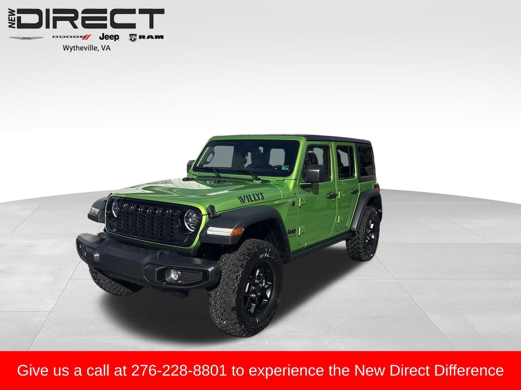 New 2026 Jeep Wrangler 4-DOOR WILLYS Sport Utility