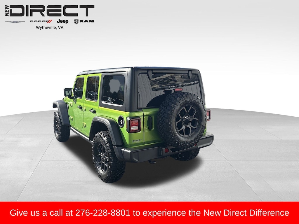 New 2026 Jeep Wrangler 4-DOOR WILLYS Sport Utility