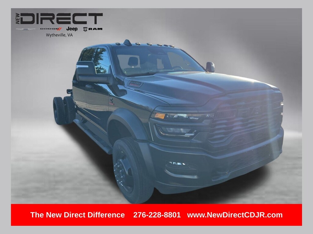 New 2026 Ram 5500 Chassis Cab TRADESMAN CREW 4X4 60' CA Pickup