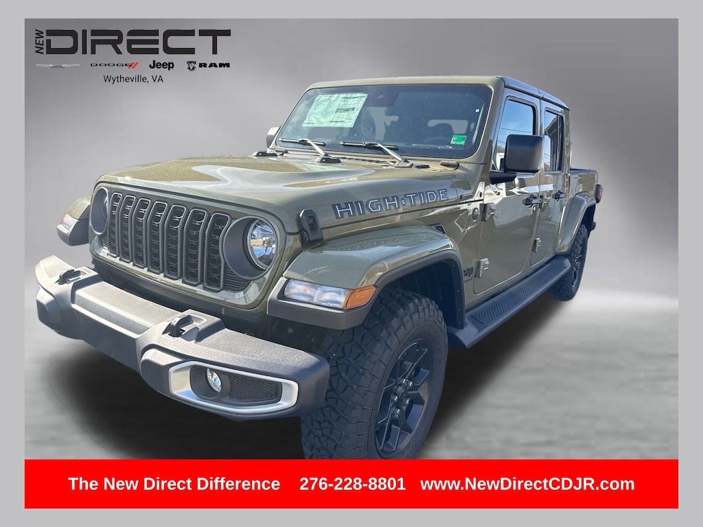 New 2025 Jeep Gladiator HIGH TIDE 4X4 Pickup
