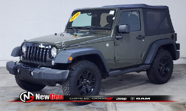 Used 2016 Jeep Wrangler Willys Wheeler with VIN 1C4AJWAG8GL119746 for sale in Clinton, MI