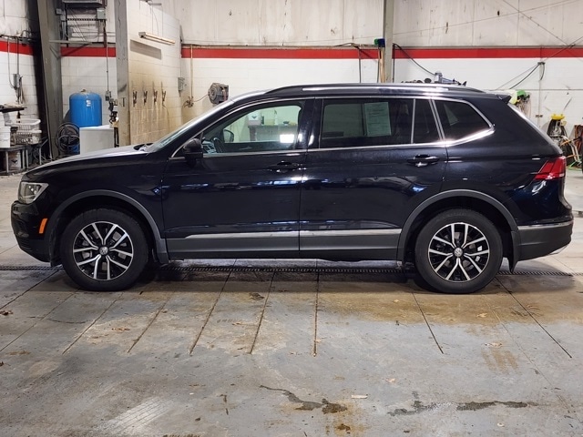 Used 2021 Volkswagen Tiguan SE with VIN 3VV3B7AX6MM119395 for sale in Clinton, MI