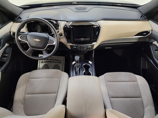 Used 2022 Chevrolet Traverse LS with VIN 1GNERFKW7NJ134075 for sale in Clinton, MI