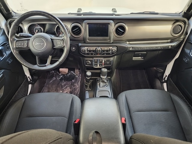 Used 2021 Jeep Wrangler Sport S with VIN 1C4GJXAGXMW842833 for sale in Clinton, MI