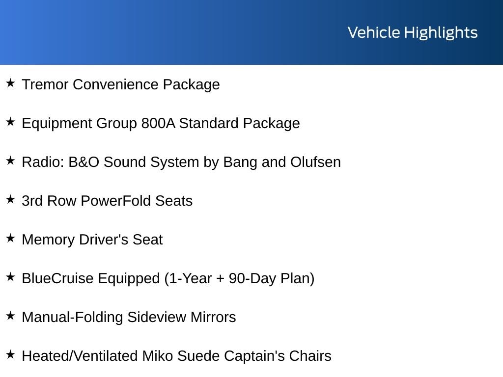 New 2026 Ford Explorer Tremor SUV