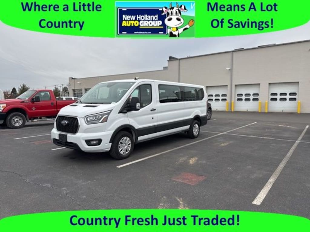 Used 2023 Ford Transit-350 Passenger XLT Wagon Low Roof Van