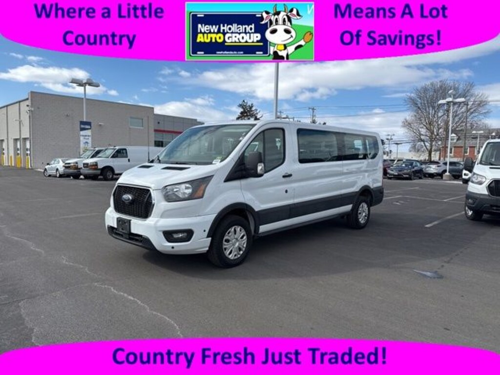 Used 2024 Ford Transit-350 Passenger XLT Wagon Low Roof Van
