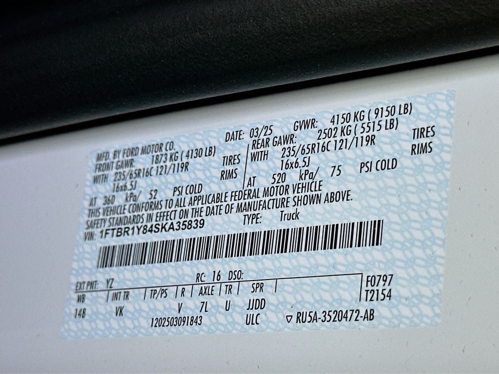 2025 Ford Transit Van Base - Photo 16